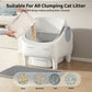 Thereye Open Top Self-Cleaning Cat Litter Box